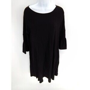 Agnes & Dora womens black dress with pockets 3/4 sleeve XS